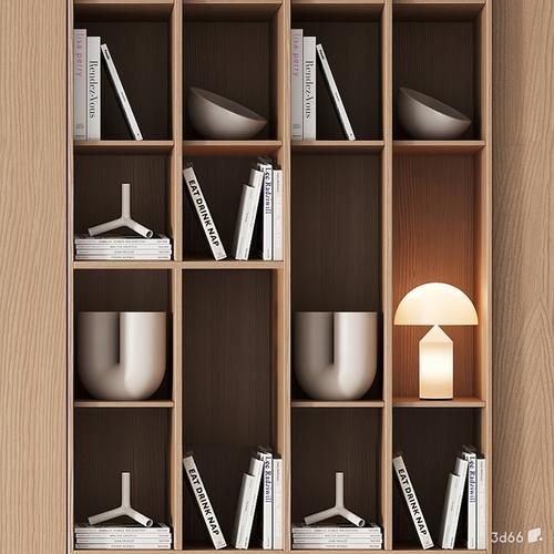 现代书籍书刊3d模型